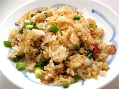 Fried Rice On Chinese Plate Stock Photo - Image of snack, asian: 8114882