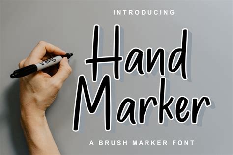 Hand Marker Font · 1001 Fonts