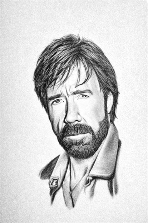 Chuck Norris portrait by wasyleque on DeviantArt