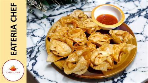 Chicken Wonton Recipe By Eateria Chef Ramadan Special Cheesy Yummy