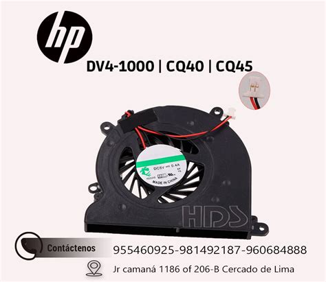 Cooler Ventilador Hp Dv Dv Hds Soluciones Partes