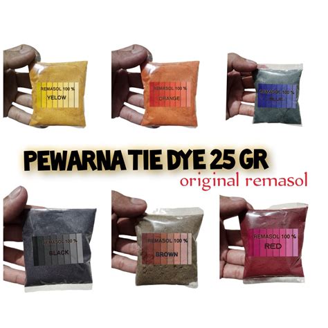 Jual REMASOL 25GR PEWARNA BATIK TIE DYE ORIGINAL Shopee Indonesia