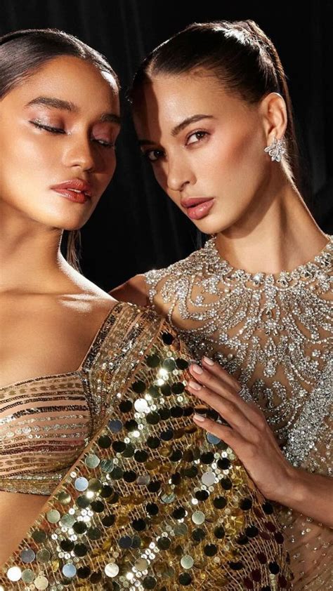 From Golden To Ombre Chic And Trending Sequin Sarees By Designer