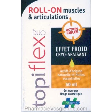 TOPIFLEX DUO ROLL ON MUSCLES ET ARTICULATIONS 50ML