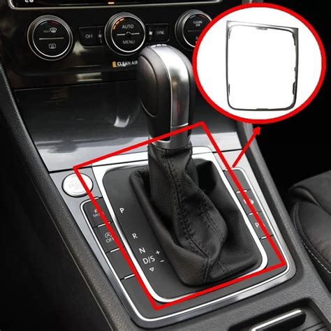 Car Dsg Gear Frame Bracket Circle Gear Shift Knob Base Trim Circle Automatic For Golf 7 75 Golf