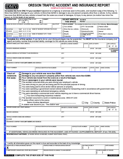 Create Fillable Oregon Dmv Accident Report Form With Us Fastly Easyly