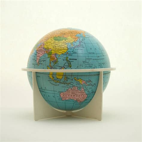 Simplified 6" Replogle World Globe Metal with Plastic Stand | World ...