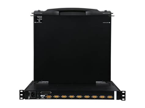 Tripp Lite 8 Port 1U Rack Mount Console KVM Switch With 19 In LCD 8