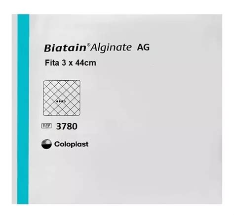 Curativo Alginato Prata Fita Biatain 3x44cm Coloplast 3780