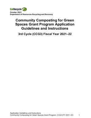 Fillable Online Www2 Calrecycle Ca Community Composting For Green