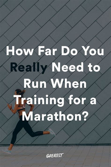 How Far Do You Really Need To Run When Training For A Marathon