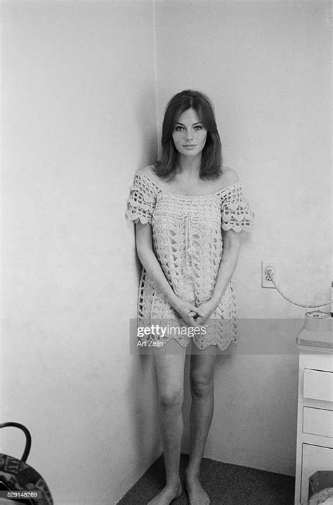 Jacqueline Bisset Wearing A Crochet Dress Circa 1970 New York News