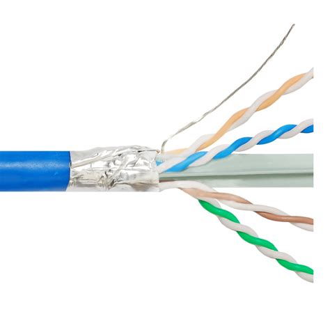 650Mhz CAT6A Bulk Cable with FTP and CMP Blue Copper Premise Cable | ICC