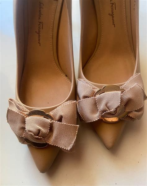 Ferragamo Nude Pumps On Carousell