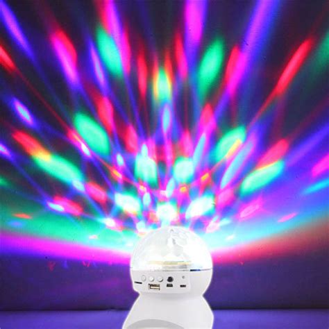 W Rgb Led Crystal Magic Ball Stage Effect Light Dj Club Disco Party