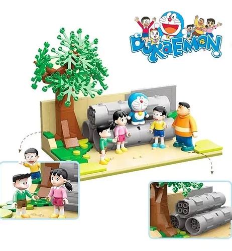 Set Doraemon Nobita Shizuka Takeshi Suneo Bloques Armables Cuotas Sin