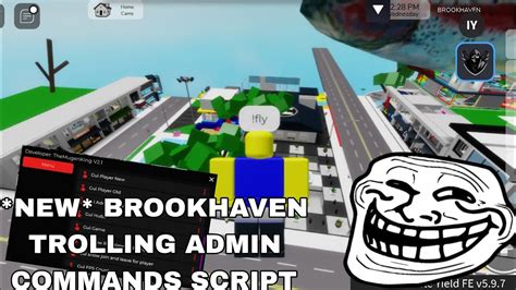 New Brookhaven Trolling Admin Commands Script Hack Troll Fluxus