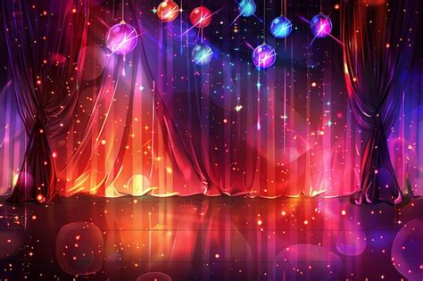 Premium Photo Realistic Talent Show Background