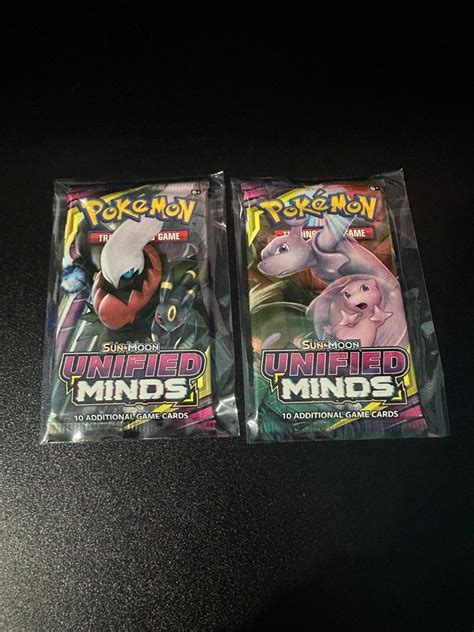 Pokemon Tcg Unified Minds Booster Packs Hobbies And Toys Memorabilia And Collectibles Vintage