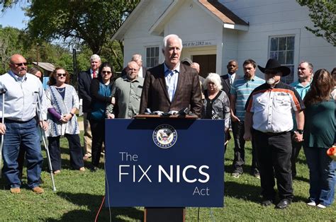 Senator Cornyn Joins Sutherland Springs Victims To Celebrate Passage Of