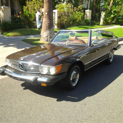 Classic Rare Seater Mercedes Benz Sl Convertible Californ