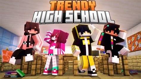 Trendy High School By Duh Minecraft Skin Pack Minecraft Bedrock