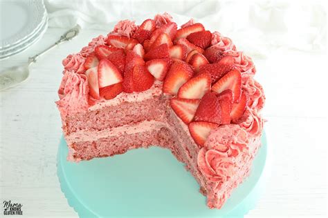 Gluten Free Strawberry Cake Mama Knows Gluten Free