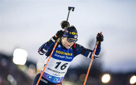 Mondiaux De Biathlon De Nove Mesto Julia Simon D Croche La M Daille De