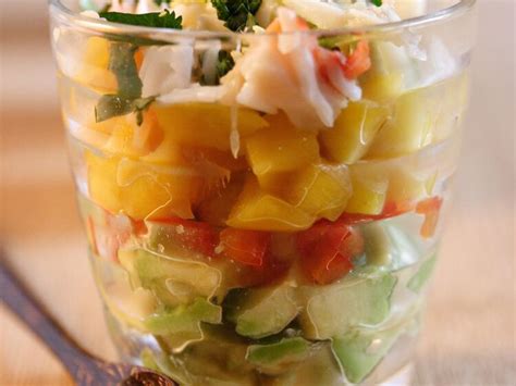 Verrine De Mangue Au Crabe Facile Et Rapide D Couvrez Les Recettes De