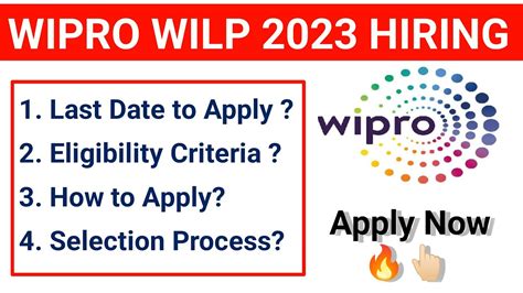 Wipro Wilp Hiring 2023 Wipro Off Campus Drive 2023 Wipro Jobvacancy Youtube