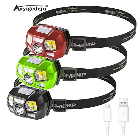 Xpe Cob Led Ultra Jasny Reflektor Lm Czujnik Ruchu Reflektor Usb