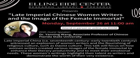 Sep Late Imperial Chinese Women Writers And The Image Of The