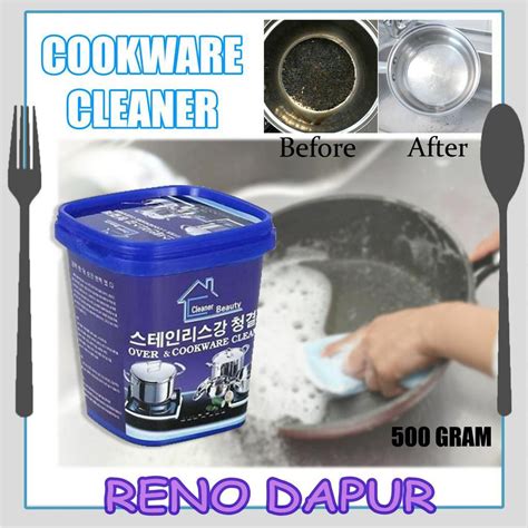 Renodapur 500g Oven And Cookware Cleaner Stainless Steel Cleaning Cream Pencuci Periuk Pengilat