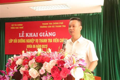 Khai giảng lớp bồi dưỡng nghiệp vụ Thanh tra viên chính K06 năm 2023