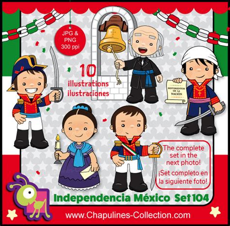 Mexican Independence Clip Art, Heroes, Mexico Clipart Kids, School ...