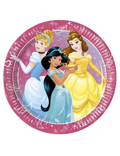 Assiettes En Carton Princesses Disney Jour De R Ve Cm Vegaooparty