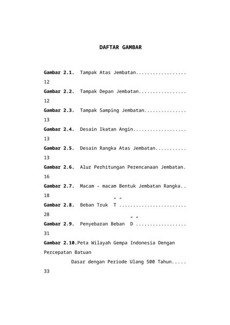 Doc 05 Daftar Gambar Skripsi Jembatan Dokumentips