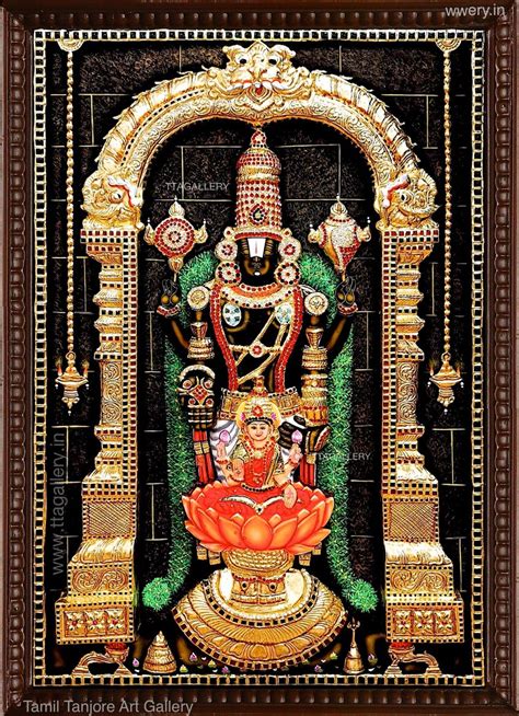 Balaji Lakshmi 3D Tanjore Painting