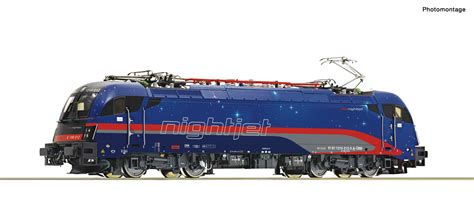 ROCO 78523 Locomotiva elettrica 1216 012 5 Nightjet ÖBB DCC Sound