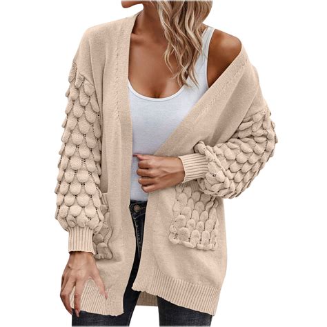 Hapimo Savings Sweater Cardigans For Women Casual Comfy Girls Fall