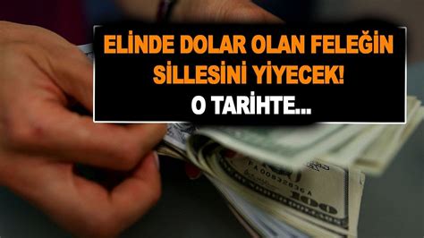 El Nde Dolar Olan Bu Tar H Not Ets N Tar H Ters K E Olab L R Youtube