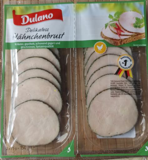 Delikatess Hähnchenbrust Kräuter gepökelt Dulano 2 75 g 150 g