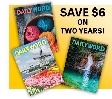 Subscribe To Daily Word Magazine