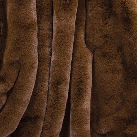 Luxe Brown Faux Fur Original Chocolate Mink Blanket Pretty Rugged Gear