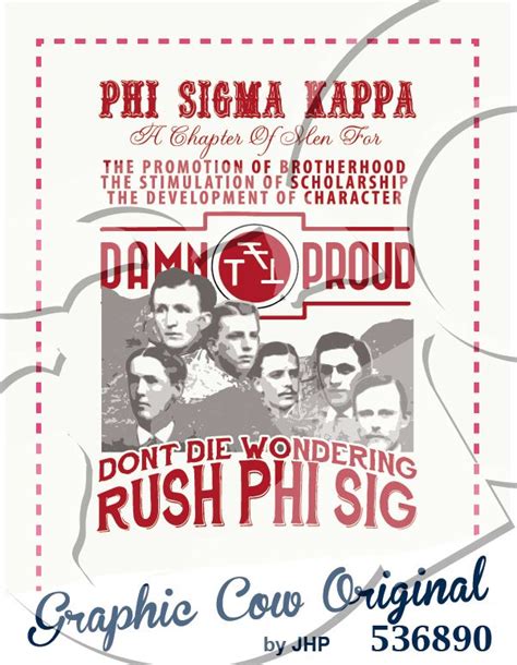 Rush Phi Sigma Kappa founders #grafcow | Phi sigma kappa, Sigma kappa ...