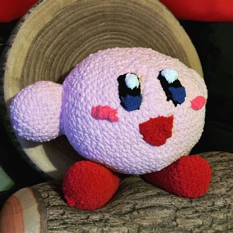 Red Kirby Plush - Etsy