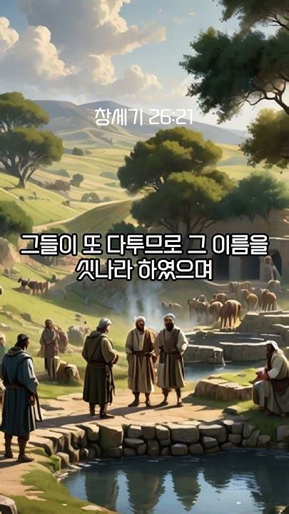 1분성경 창세기 2619 22 성경 성경통독 성경공부 Bible Genesis Shorts 창세기26장