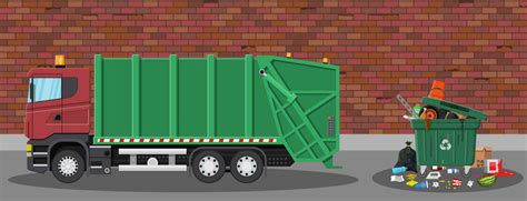 Garbage Truck Vector Art, Icons, and Graphics for Free Download