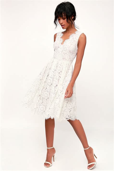 White Lace Dress Midi Ubicaciondepersonas Cdmx Gob Mx