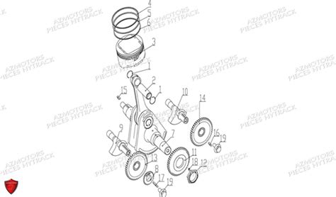 Embiellage Piston Pi Ces Hytrack Neuves Pi Ces Quad Hy Stl Eps Pi Ces